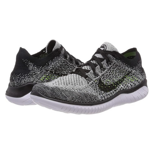 Nike Men's Free RN Flyknit 2018 Black/White