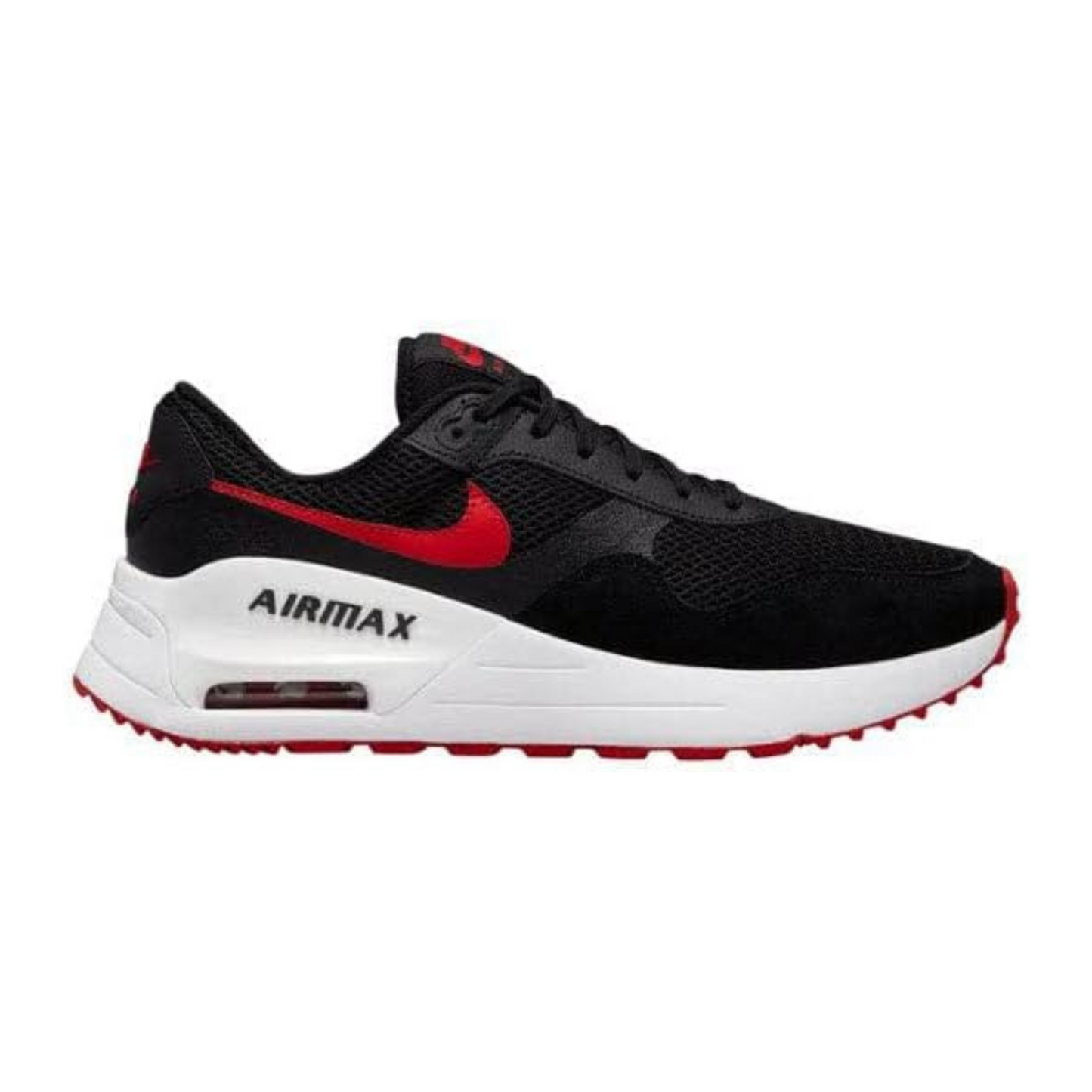 Nike Air Max SYSTM Black/University Red-White (Men's)