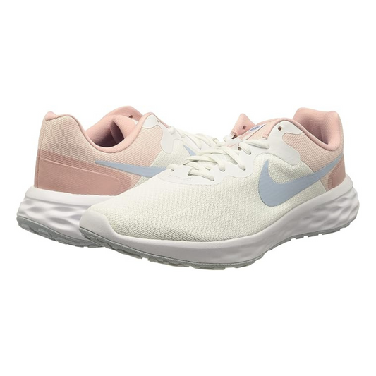 Nike Revolution 6 Next Nature White/Pink/Light Blue/Gray (Women's)