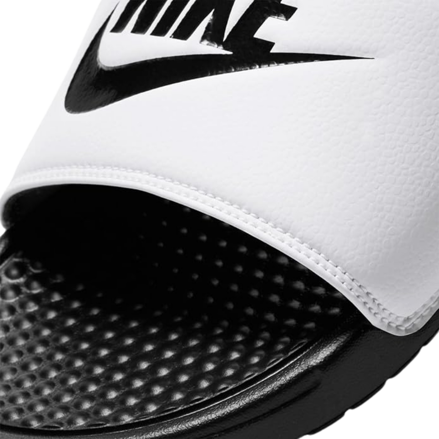 Nike Benassi JDI Slide Sandals White/Black (Men's)