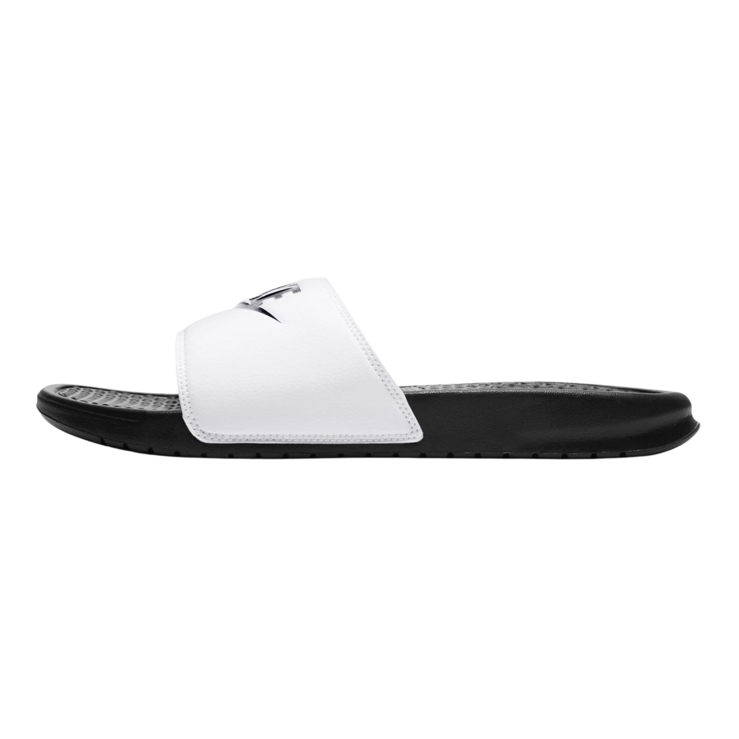 Nike Benassi JDI Slide Sandals White/Black (Men's)