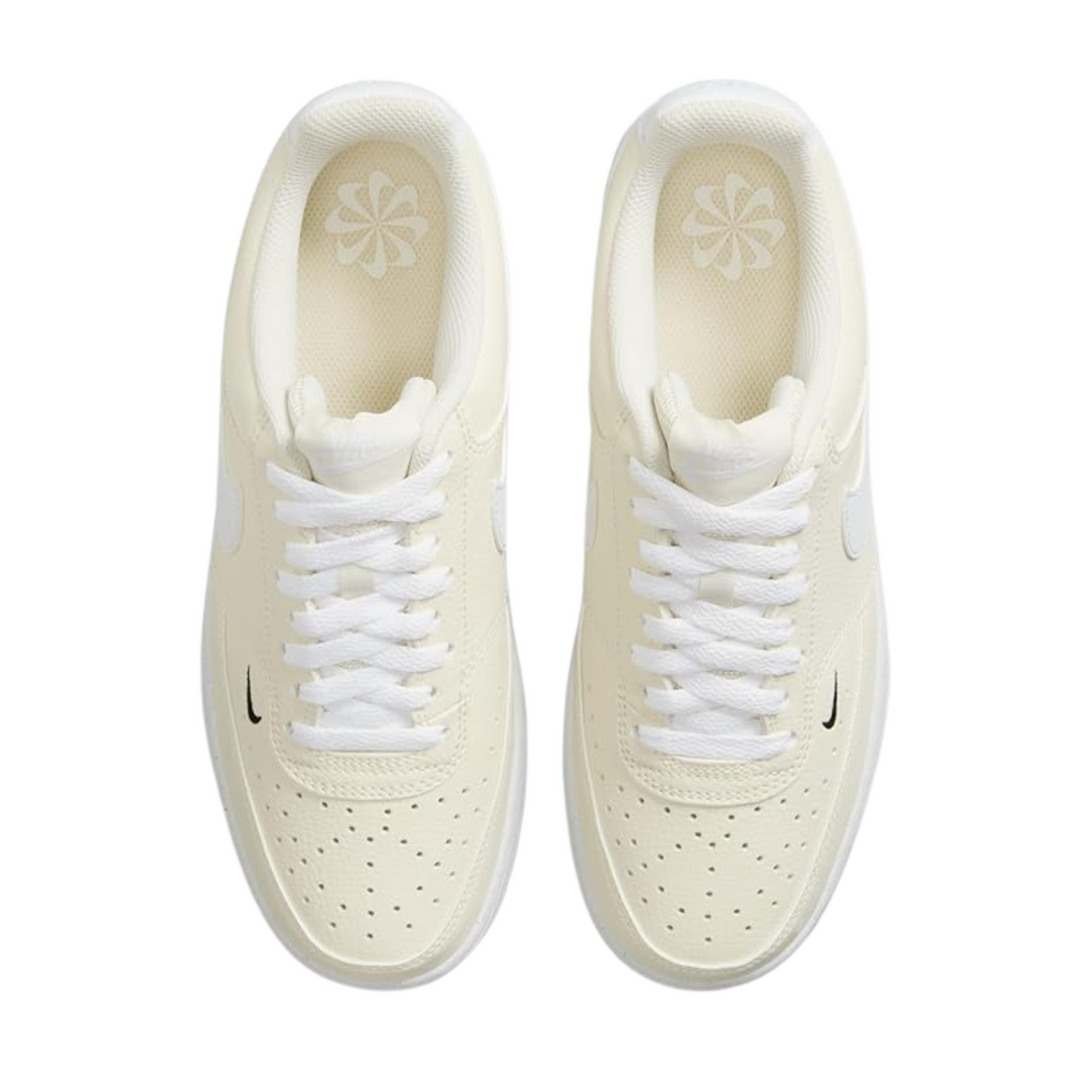 Nike Court Vision Low Next Nature White/Pale Ivory-Black (Women's)