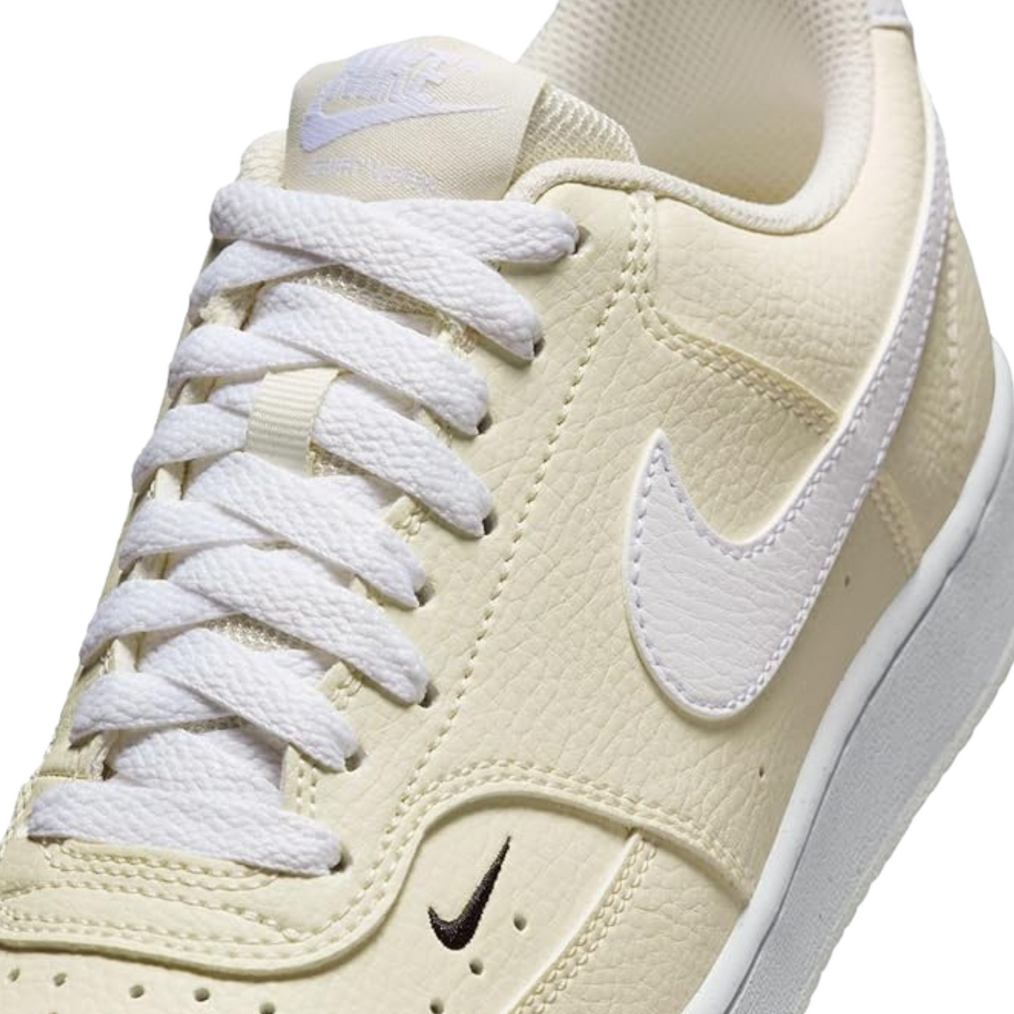 Nike Court Vision Low Next Nature White/Pale Ivory-Black (Women's)