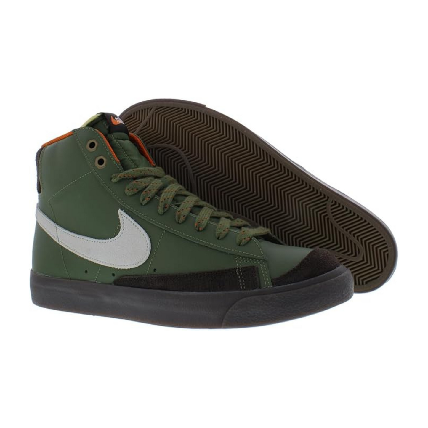 Nike Blazer Mid '77 Vintage Army Olive/Summit White-Campfire Orange (Men's)